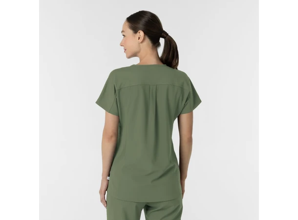 Renew Dametunika med V-hals Olive XXL 