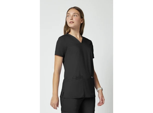 Revolution Dametunika med V-hals Black XXL 