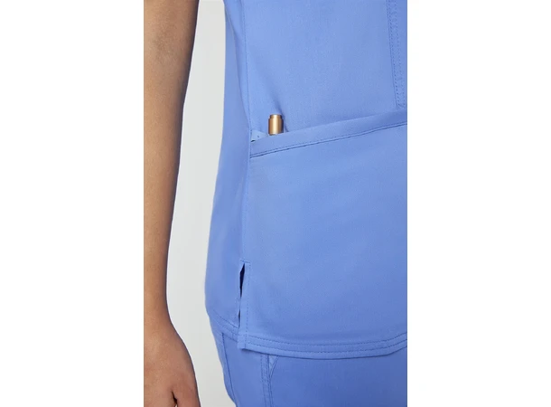 Revolution Dametunika med V-hals Ciel Blue M 