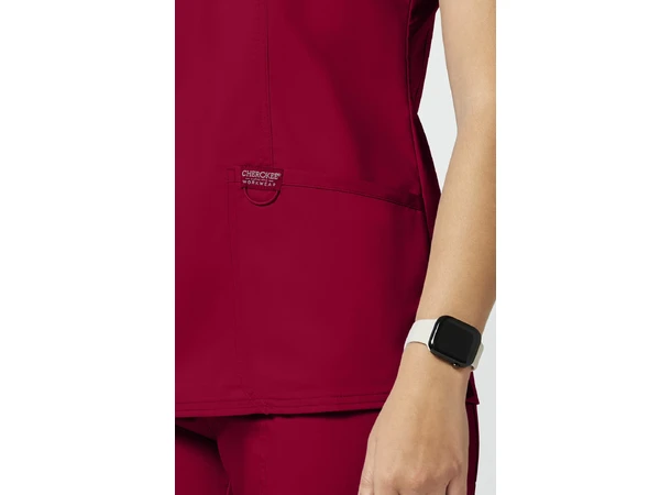 Revolution Dametunika med V-hals Red XS 