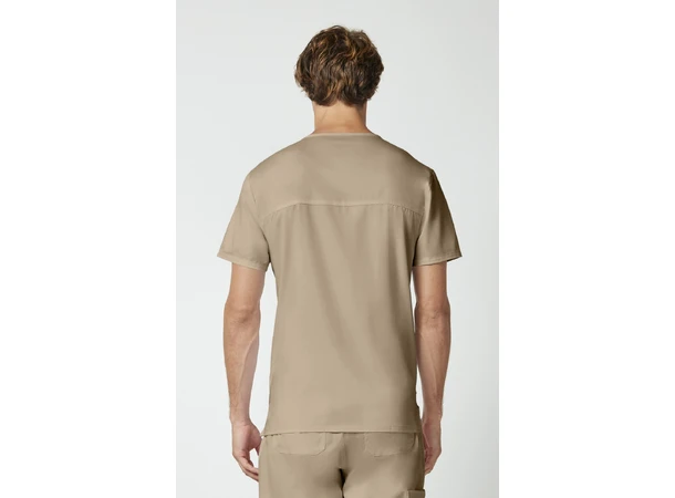 Revolution Herretunika med V-hals Khaki S 