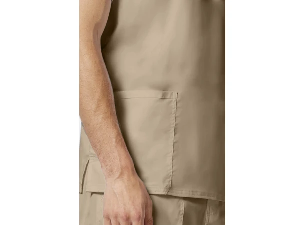 Revolution Herretunika med V-hals Khaki S 