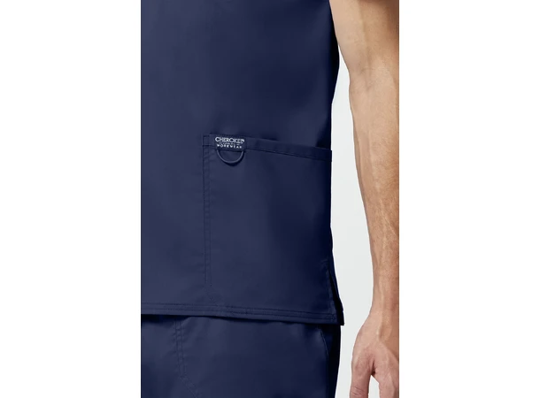 Revolution Herretunika med V-hals Navy 3XL 