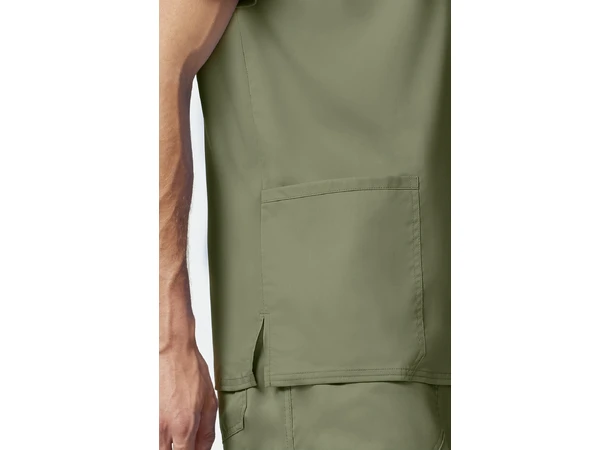Revolution Herretunika med V-hals Olive 3XL 