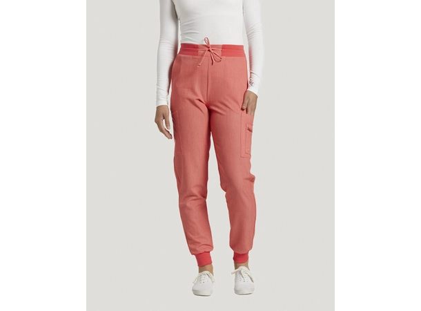 V-Tess bukse med strikk i ben Sweet Poppy L 