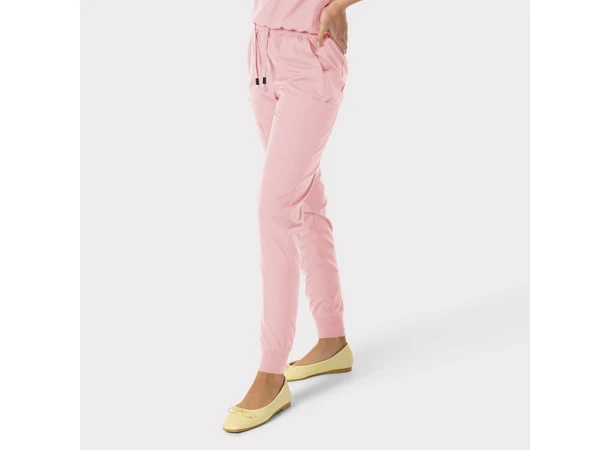 YUNA Damebukse med strikk i ben Light Pink XS 