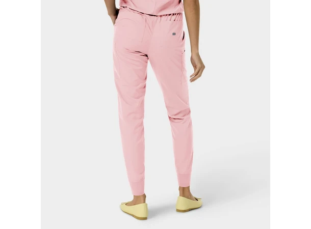 YUNA Damebukse med strikk i ben Light Pink XS 
