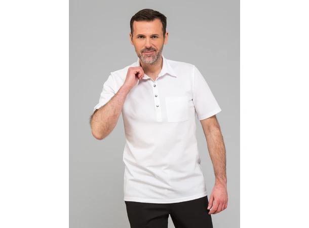 KAMIL Polo Herre White XL 