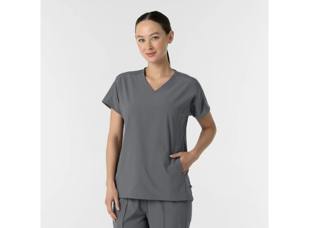 Renew Dametunika med V-hals Pewter M 