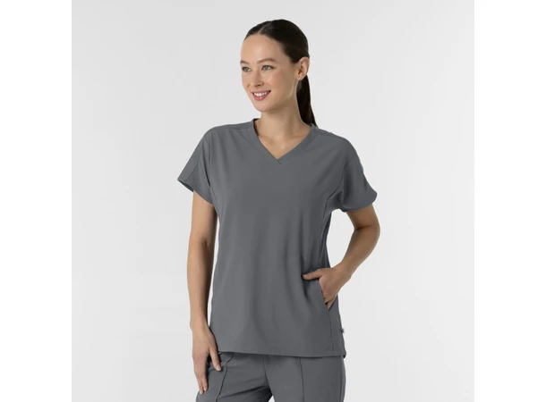 Renew Dametunika med V-hals Pewter M 