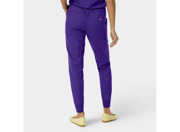 YUNA Damebukse med strikk i ben Dark Purple XXL 