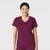 Boundless Dametunika med kurvet V-hals Wine S 