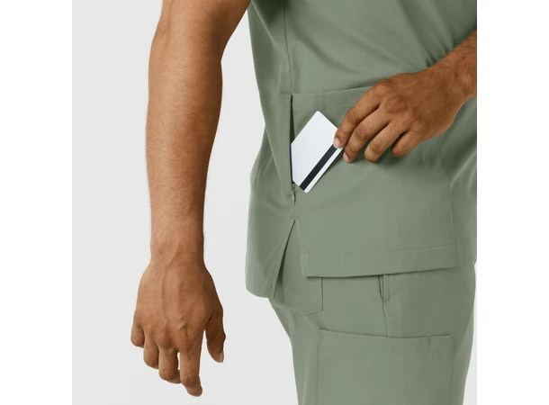 Boundless Herretunika med V-hals Sage XL 