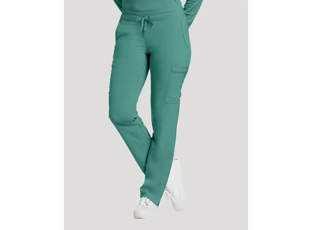 FIT bukse med strikk i livet Teal XXS 