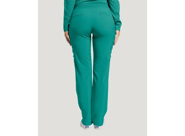 FIT bukse med strikk i livet Teal XXS 