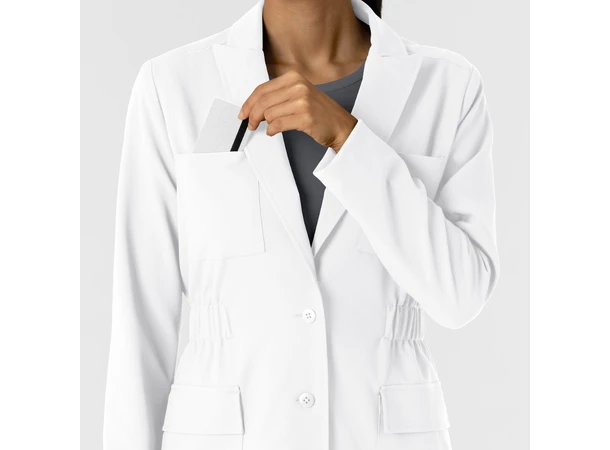 Layers Dame labfrakk White M 