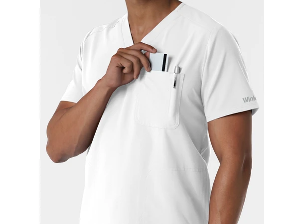 Nurtur Herretunika med V-hals White XS 