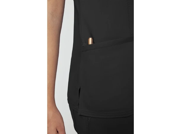 Revolution Dametunika med V-hals Black XL 