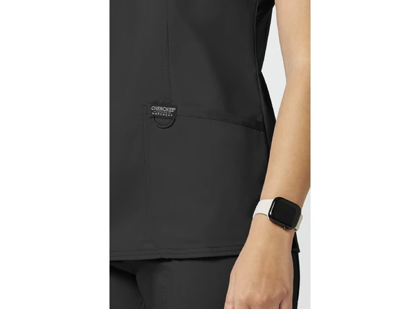 Revolution Dametunika med V-hals Black XL 