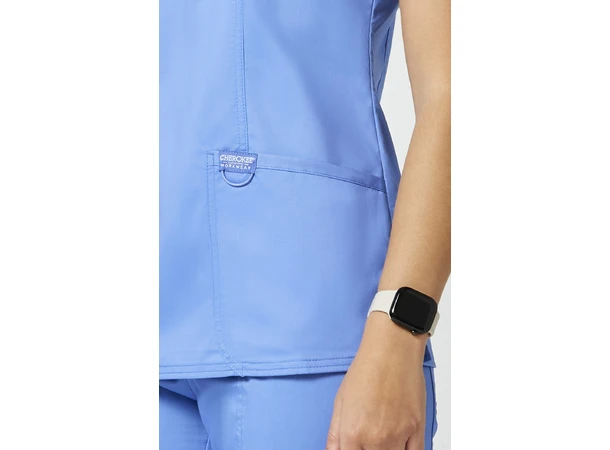Revolution Dametunika med V-hals Ciel Blue XL 
