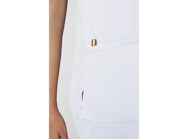Revolution Dametunika med V-hals White XS 