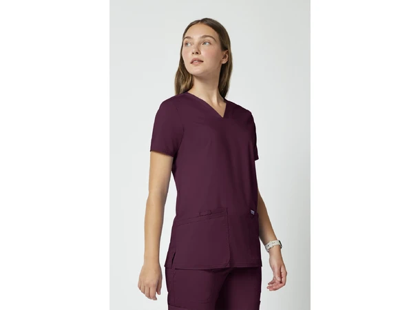 Revolution Dametunika med V-hals Wine S 