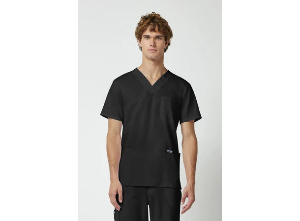 Revolution Herretunika med V-hals Black XXS 