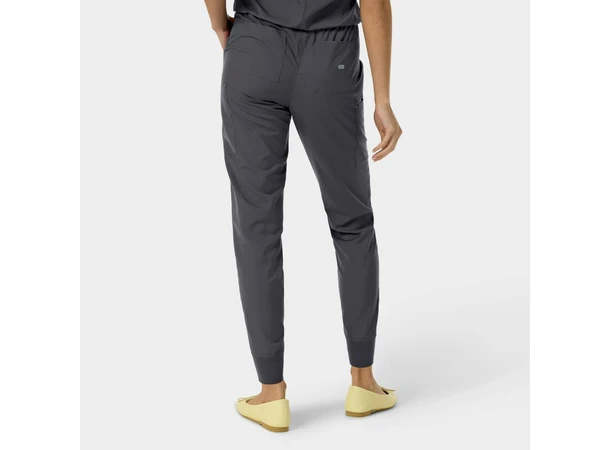YUNA Damebukse med strikk i ben Charcoal XL 