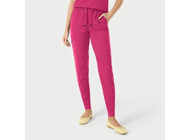 YUNA Damebukse med strikk i ben Hot Pink XS 