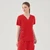 AURORA Dametunika med fem lommer Ruby Red XXL 