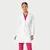 Laboratoriefrakk for dame, lang modell White S 