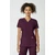 Revolution Dametunika med V-hals Wine S 