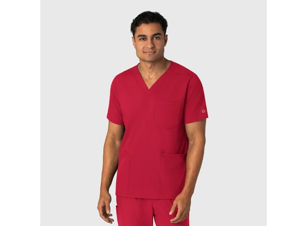 Boundless Herretunika med V-hals Red M 