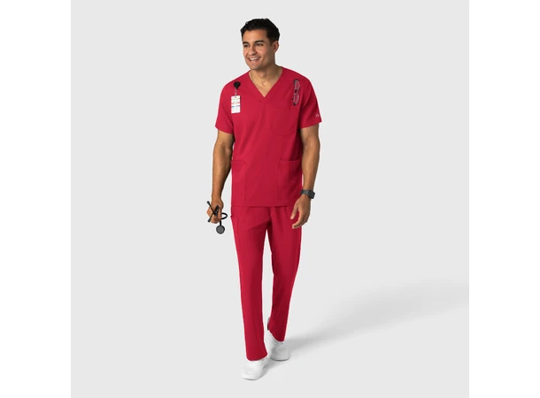 Boundless Herretunika med V-hals Red M 
