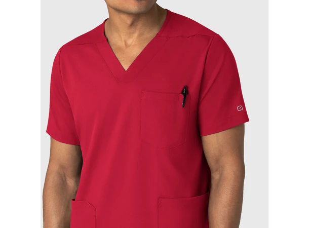 Boundless Herretunika med V-hals Red M 