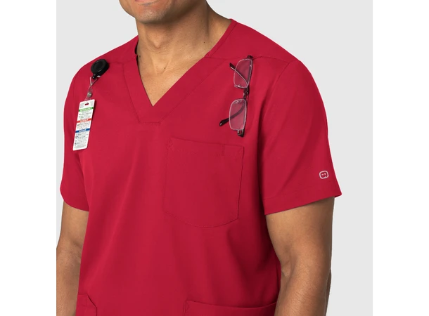 Boundless Herretunika med V-hals Red M 