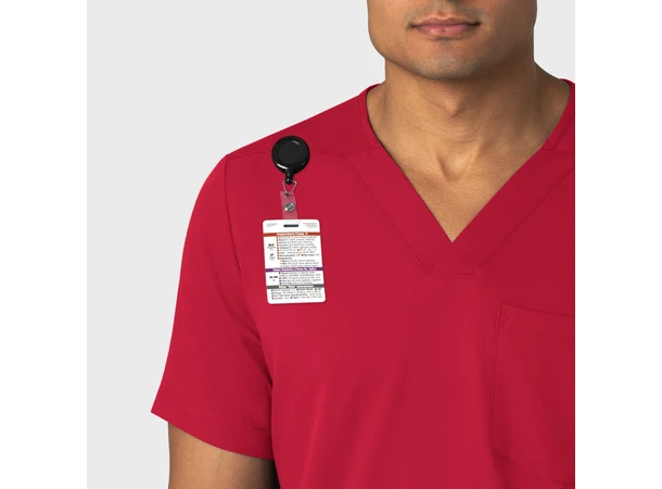 Boundless Herretunika med V-hals Red M 