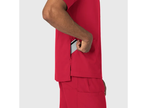 Boundless Herretunika med V-hals Red M 