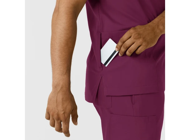 Boundless Herretunika med V-hals Wine XL 