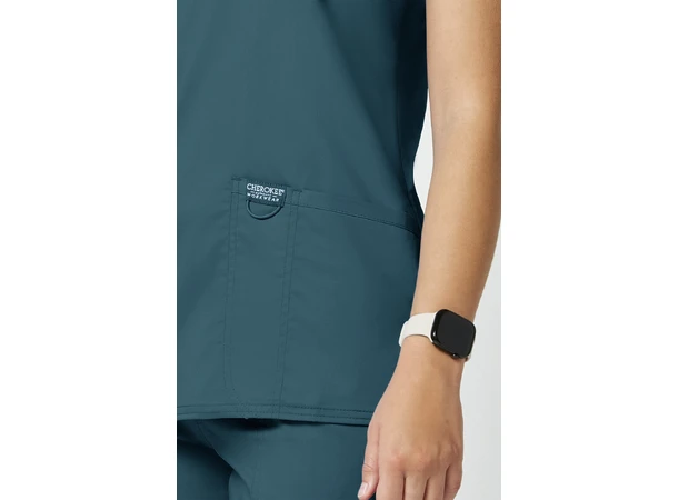 Dametunika med V-hals Caribbean Blue XS 