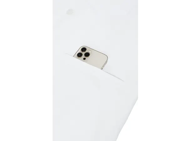 Edward Legefrakk for herre Pure White 3XL 