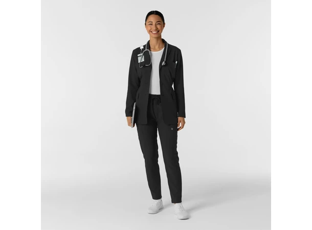 Layers Dame labfrakk Black XXL 