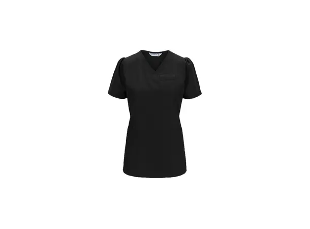 Marie Dametunika med V-hals Pure Black S 