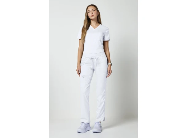 Revolution Damebukse med snøring White XS 