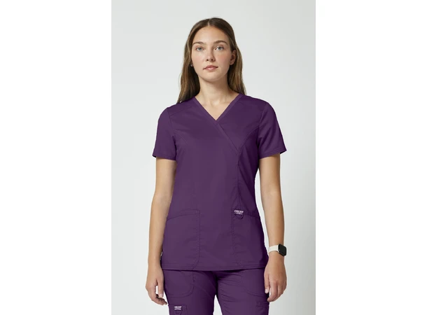 Revolution Dametunika med V-hals Eggplant XXS 