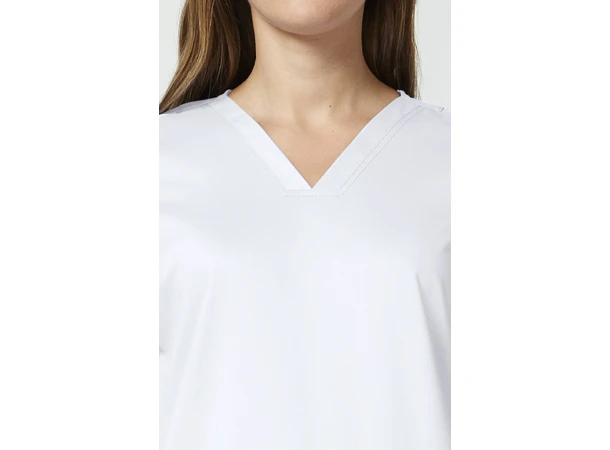 Revolution Dametunika med V-hals White XS 