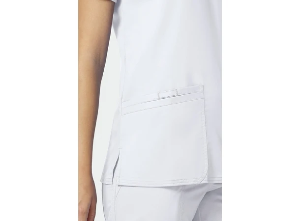 Revolution Dametunika med V-hals White XS 