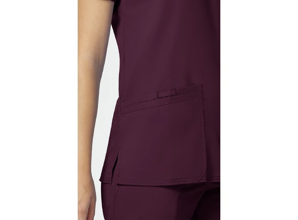 Revolution Dametunika med V-hals Wine M 