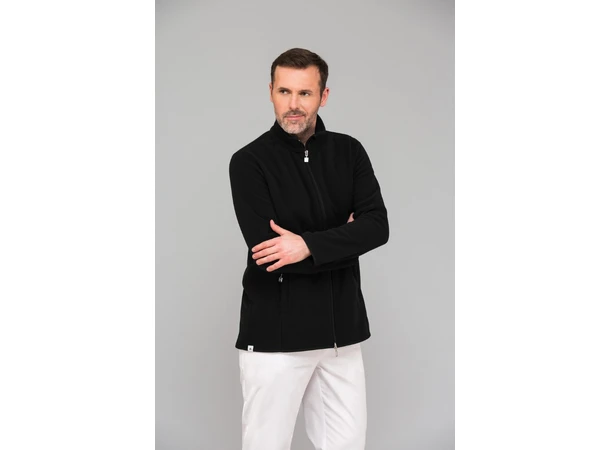 VALDI Fleecejakke for herre Black S 