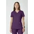 Revolution Dametunika med V-hals Eggplant XXS 